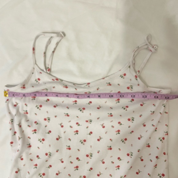 Cotton On White Dress with Red Floral Print - Picture 4 of 6